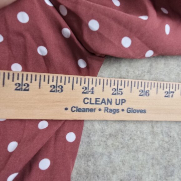 Kelummmi Polka Dot Maxi Dress Red Size US 26 Polyester Flowy Casual New W/Tags - Picture 8 of 9